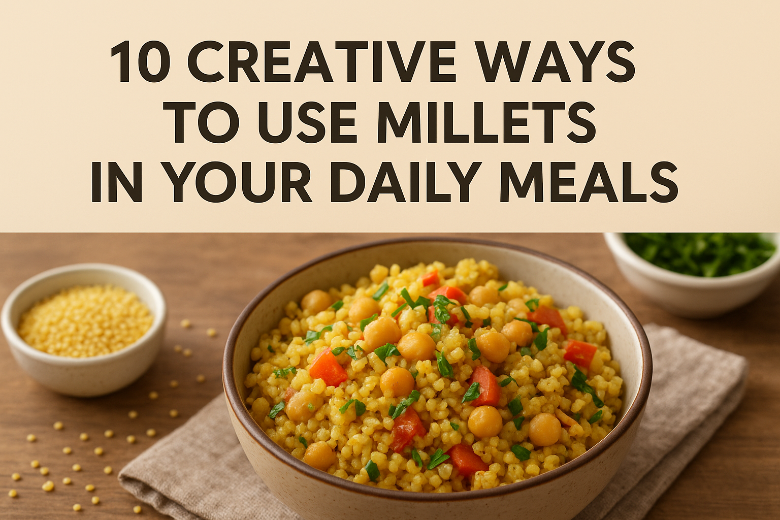 Healthy millet recipes